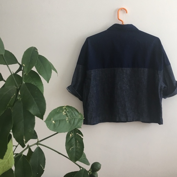 Court Shop Cropped button down - Picture 2 of 3